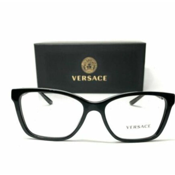 New Versace Women's Black and Gold Eyeglasses! - Picture 2 of 4